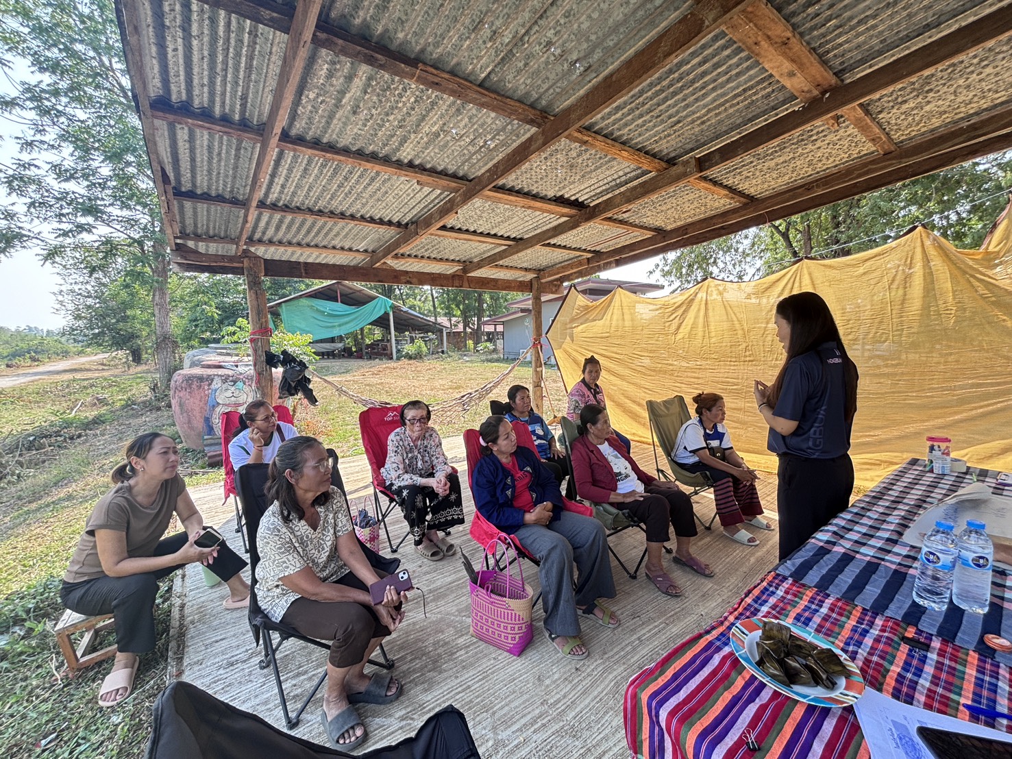 🌾☘️ สพอ.โนนสัง ดำเนินโครงการส่งเสริมการจัดตั้งและพัฒนากลุ่มอาชีพ 🌾🐟