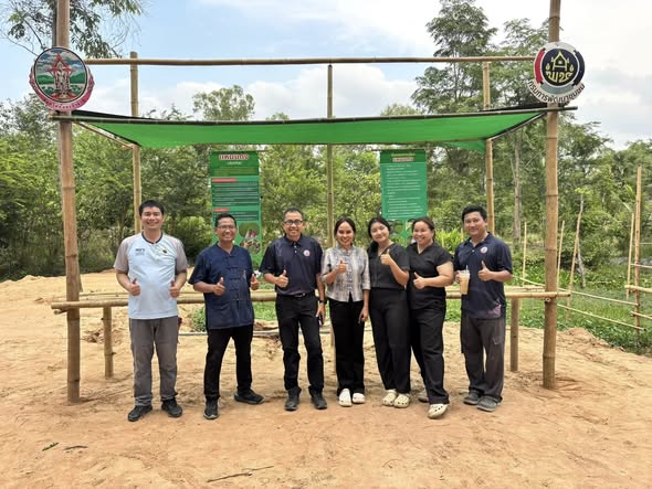 🥬👩‍🌾  พช.หนองบัวลำภู เตรียมความพร้อมพิธีเปิดศูนย์การเรียนรู้นวัตวิถี โคกหนองโดนโมเดล 🐟🥒